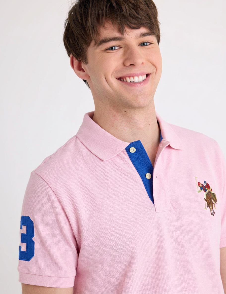 US Polo Breathable Cotton Pique Polo Shirt