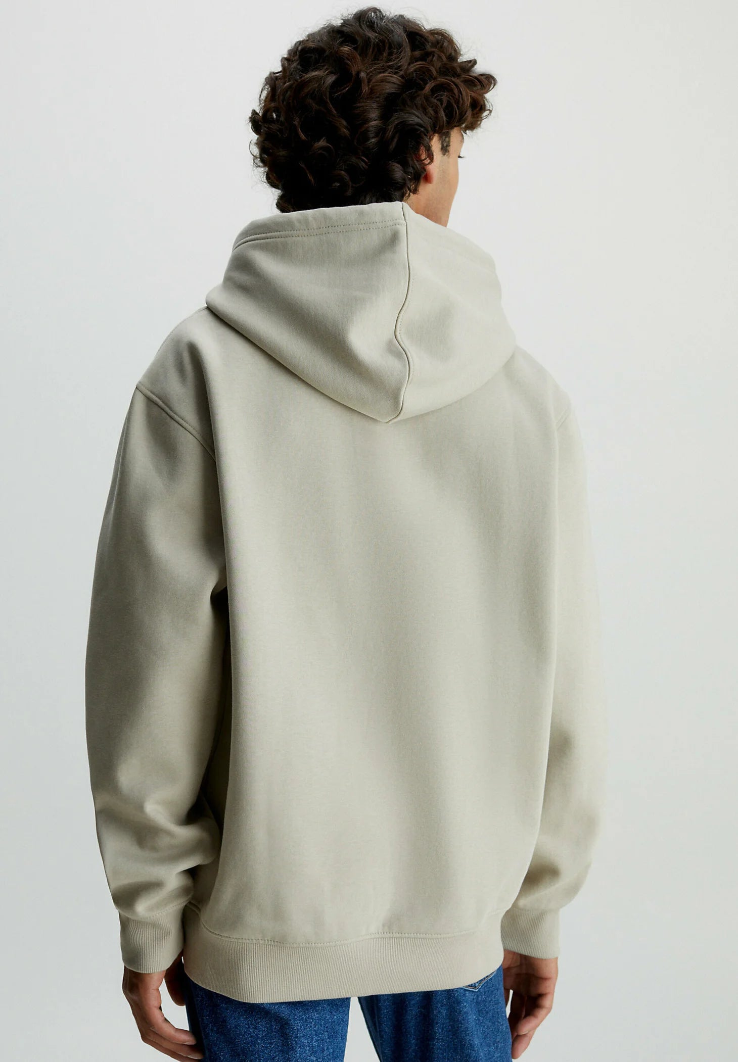 Calvin Klein Jeans Graphic Hoodie - Beige