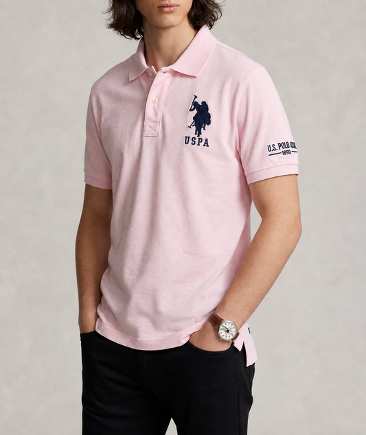 US Polo Breathable Cotton Pique Polo Shirt