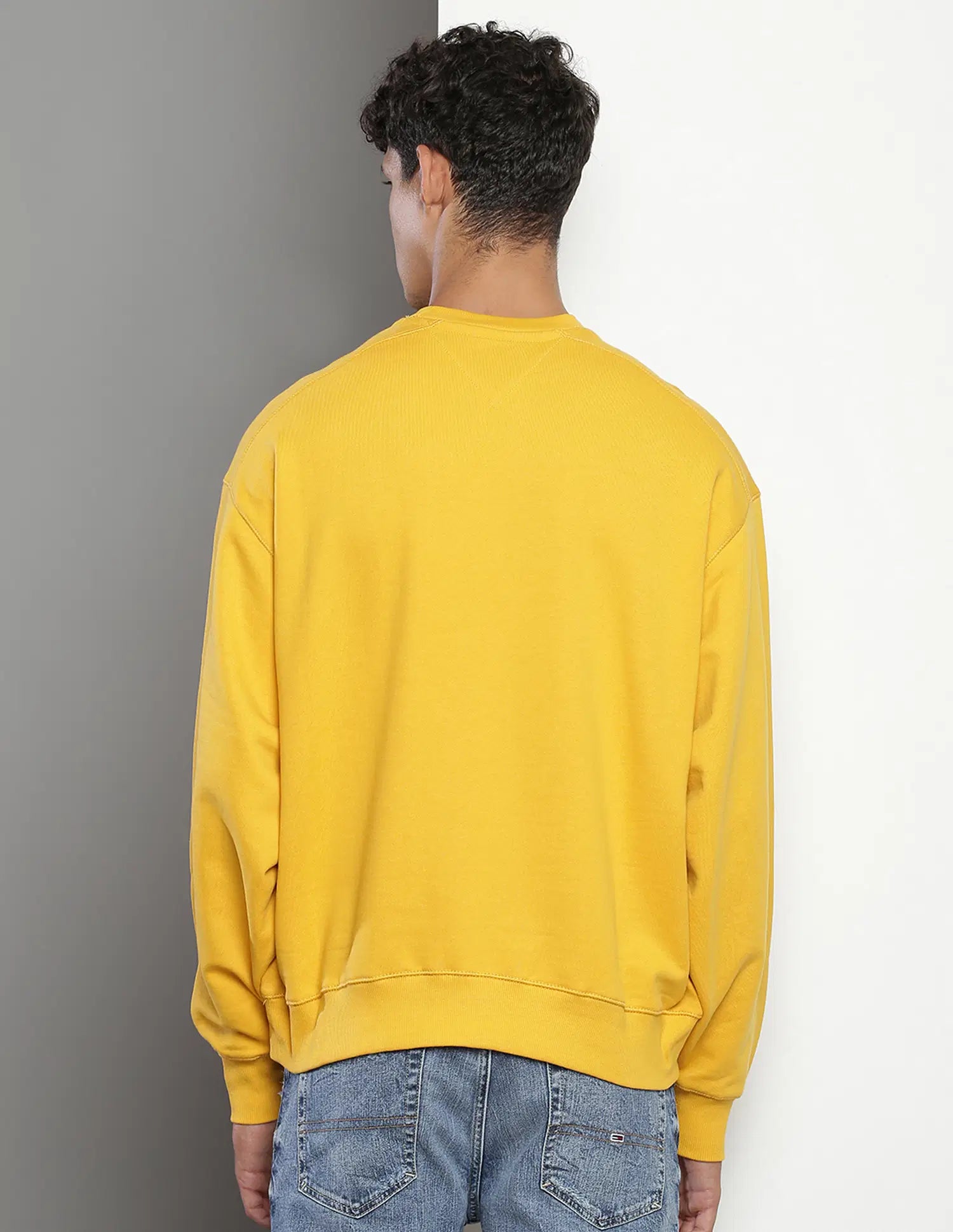 Tommy Jeans Sweatshirt Crewneck Boxi college - Yellow