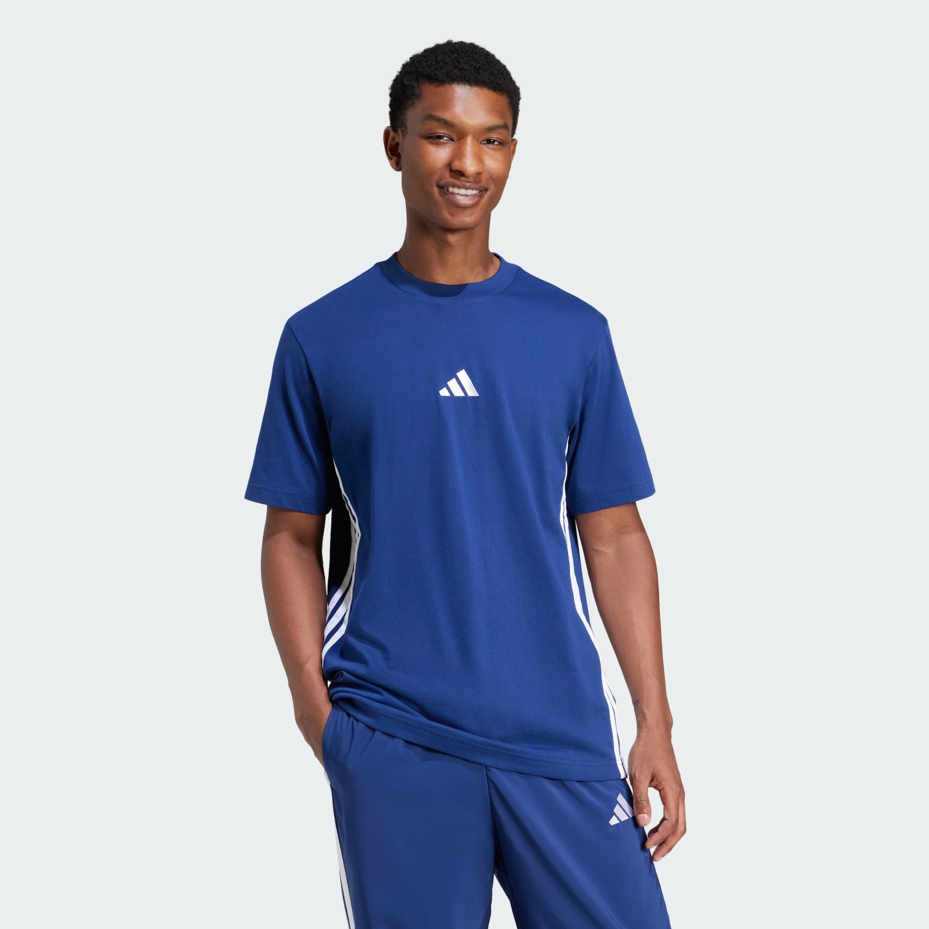 Adidas ESSENTIALS 3-STRIPES SINGLE JERSEY
