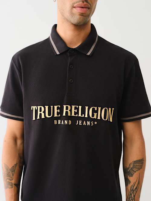 True Religion logo polo shirt