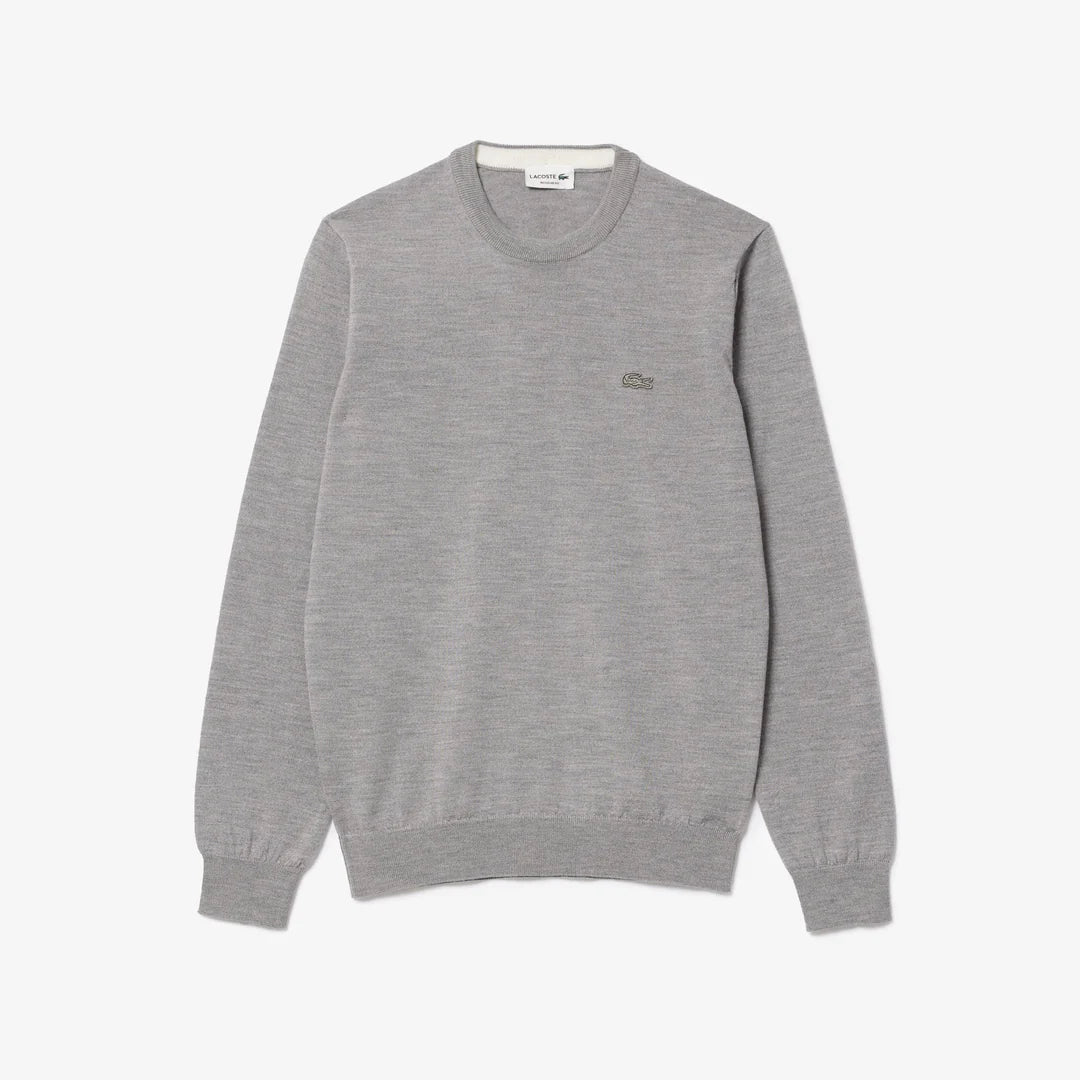 Lacoste Crewneck Lightweight Wool Sweater