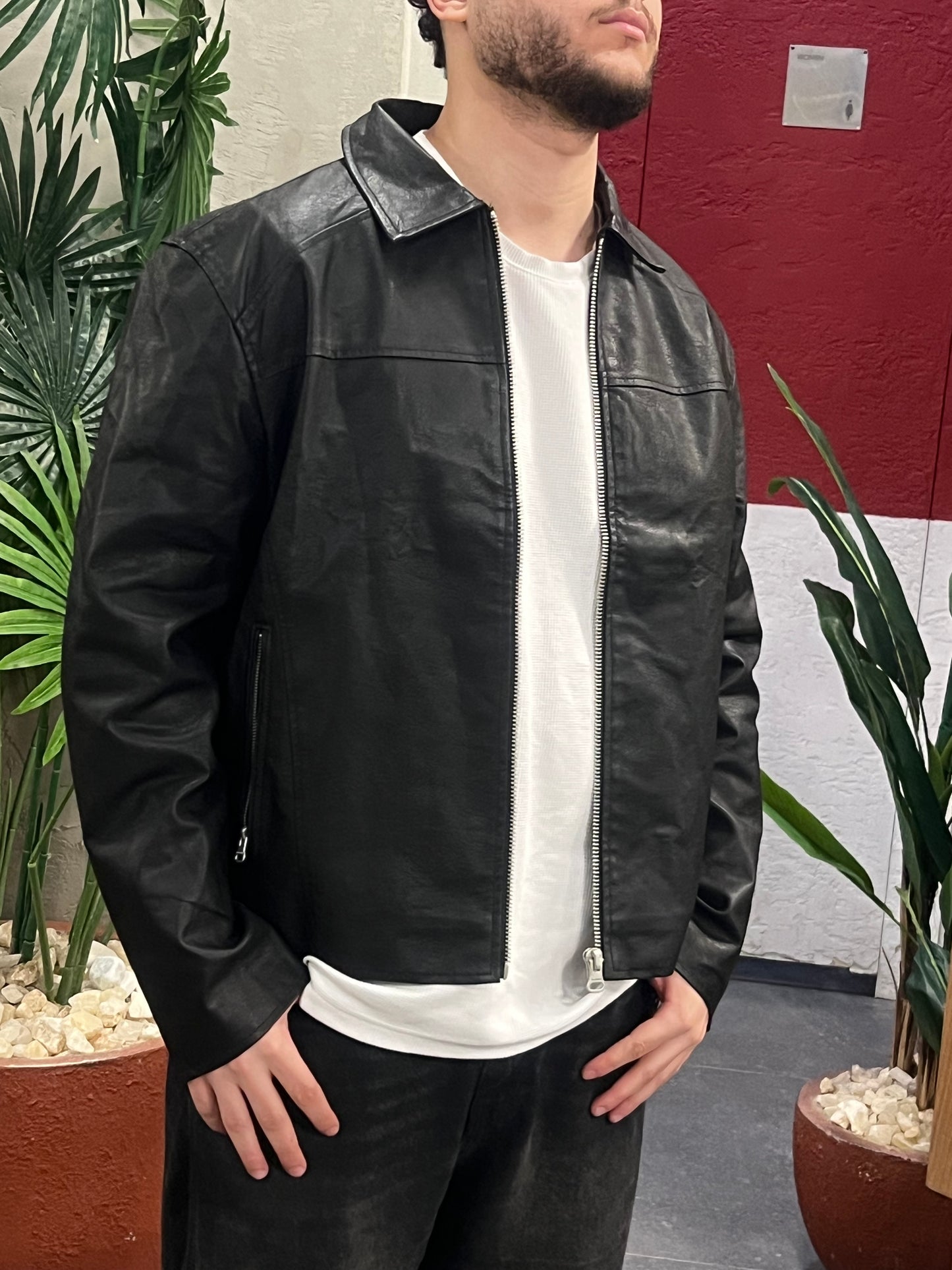 Pull&Bear Leather Jacket