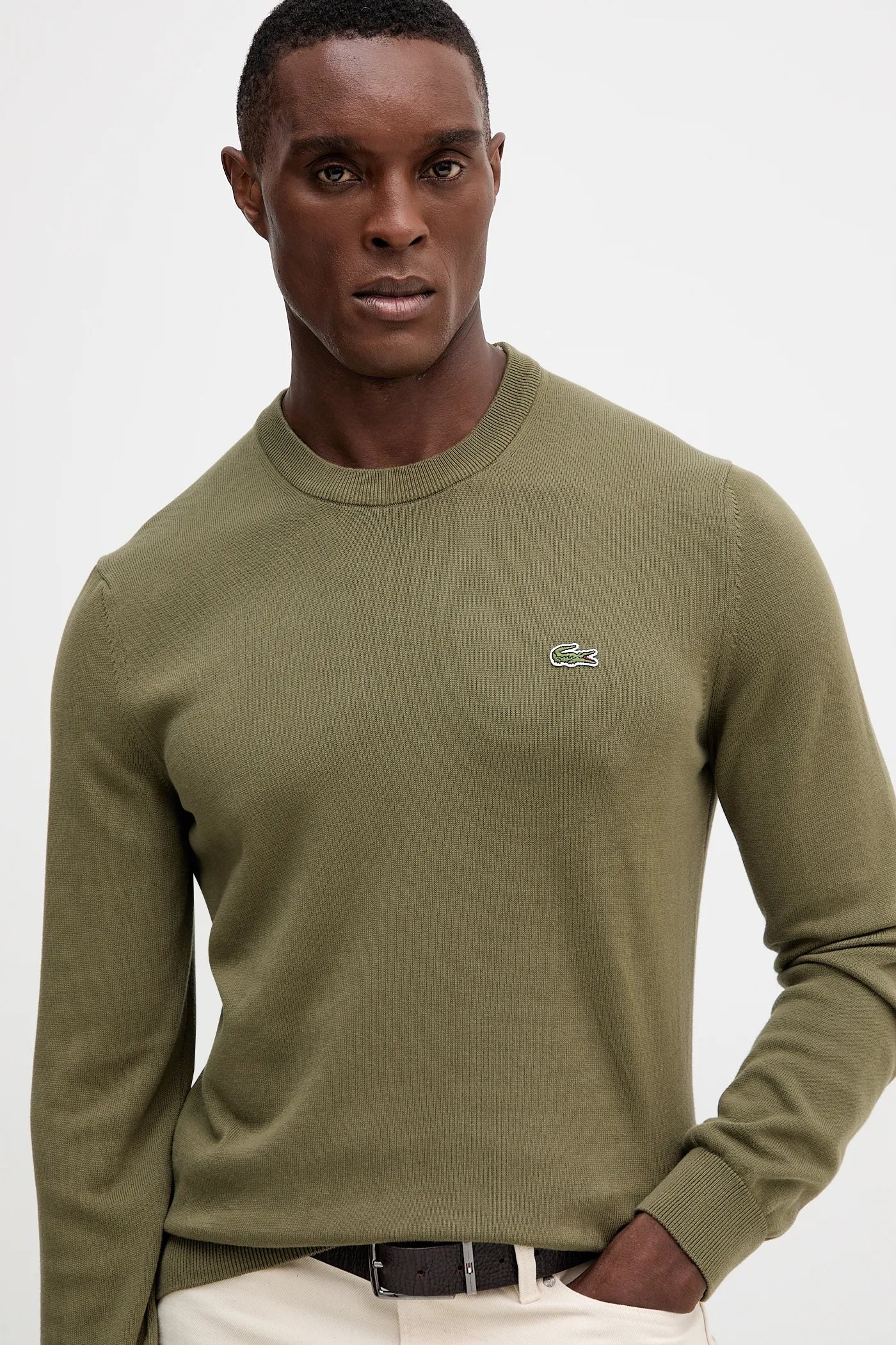 Lacoste Cotton Crewneck Sweater