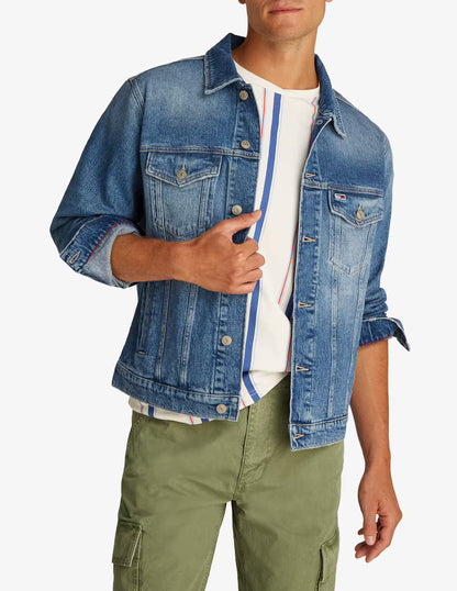 Tommy Jeans Trucker retro logo jacket