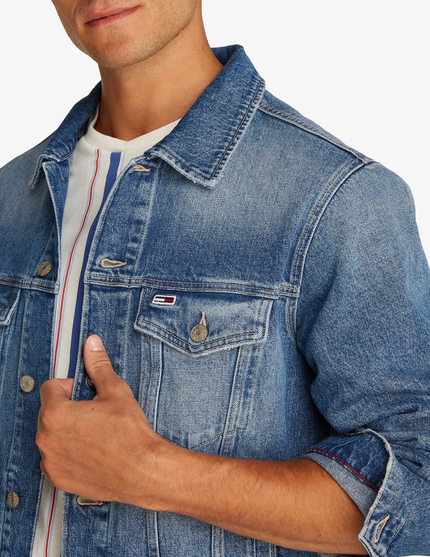 Tommy Jeans Trucker retro logo jacket