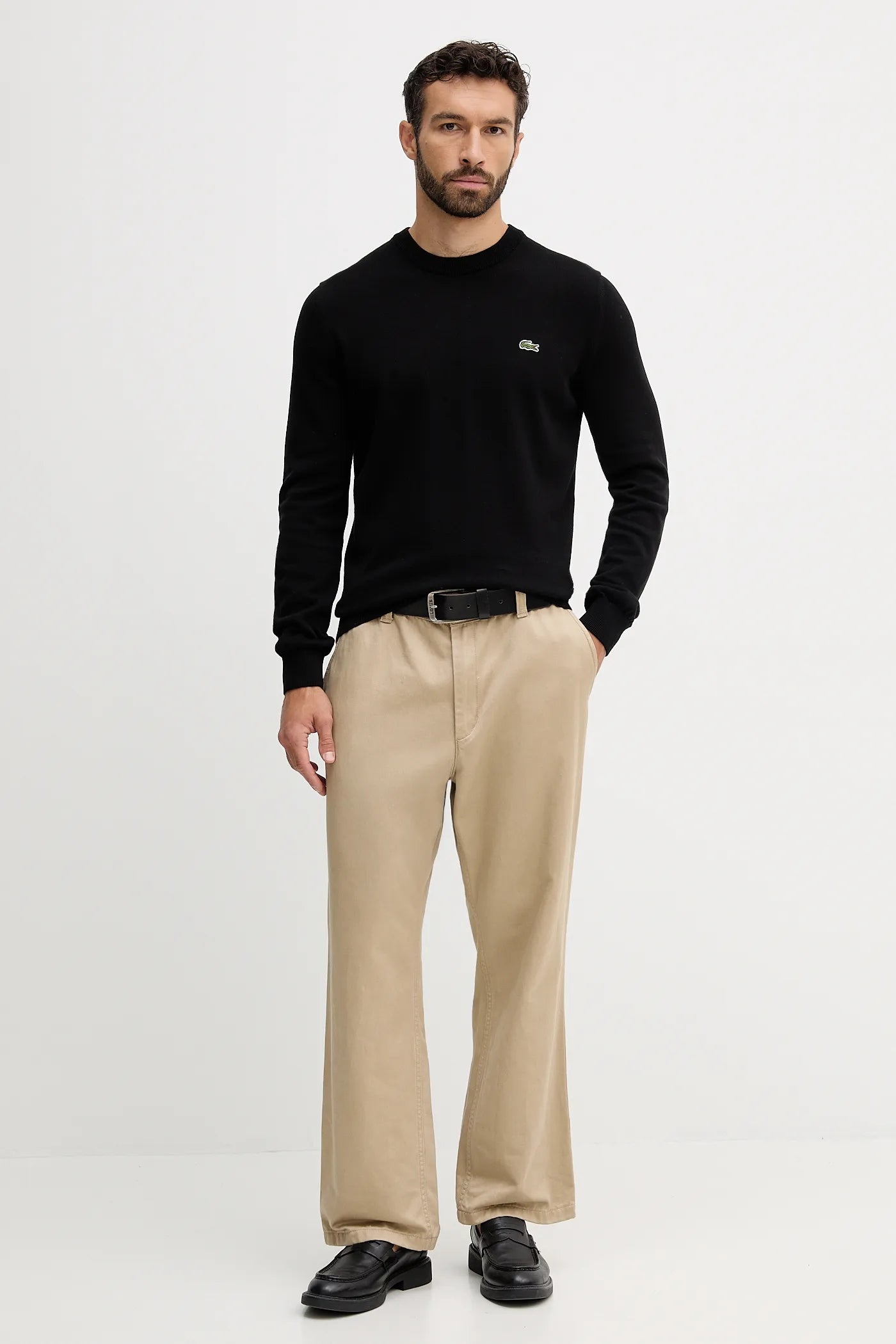 Lacoste Cotton Crewneck Sweater