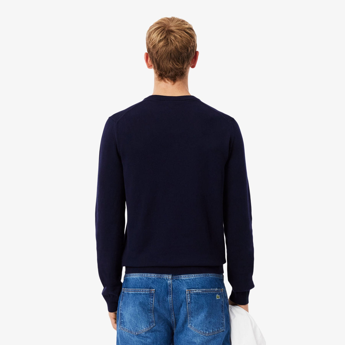 Lacoste Cotton V-neck Sweater