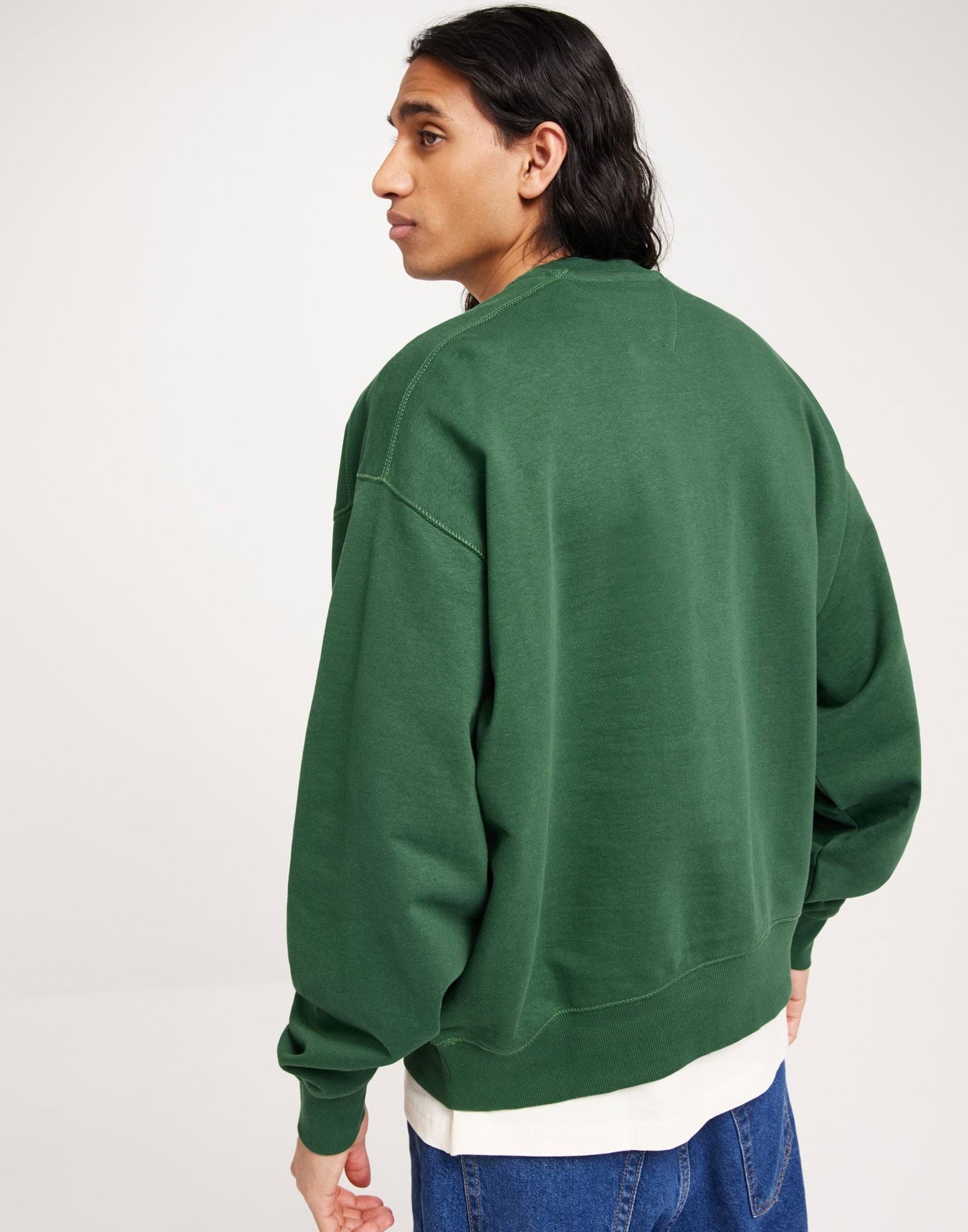 Tommy Jeans Crewneck Lightweight Boxi Fit - Green