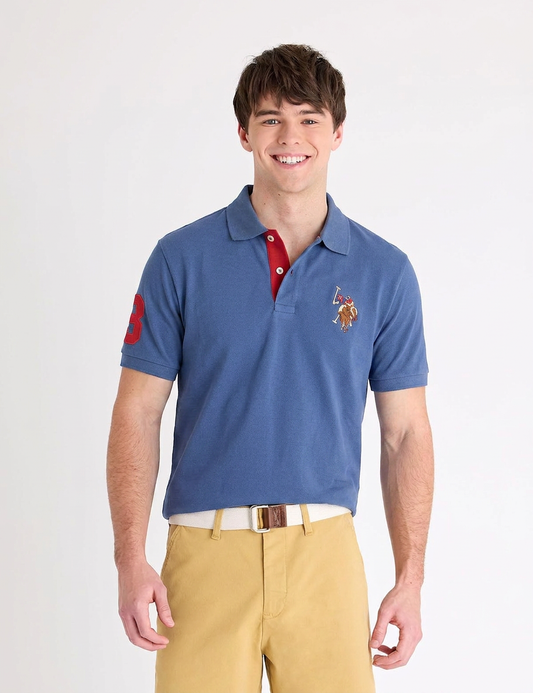 US Polo Breathable Cotton Pique Polo Shirt