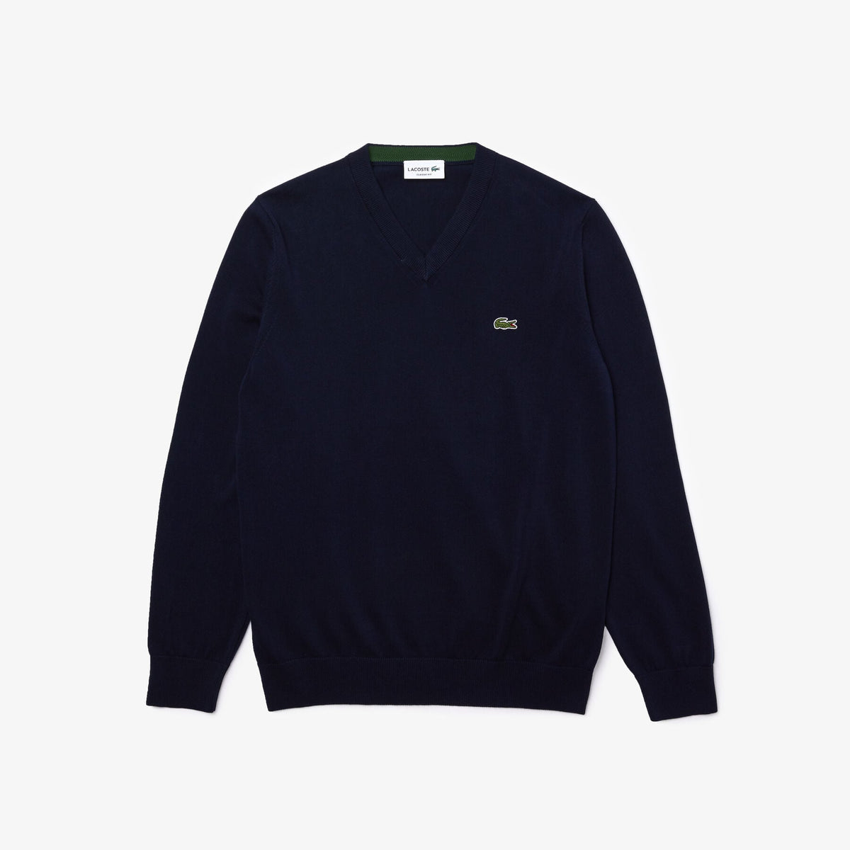 Lacoste Cotton V-neck Sweater