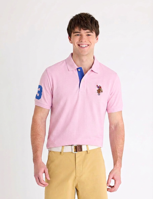 US Polo Breathable Cotton Pique Polo Shirt
