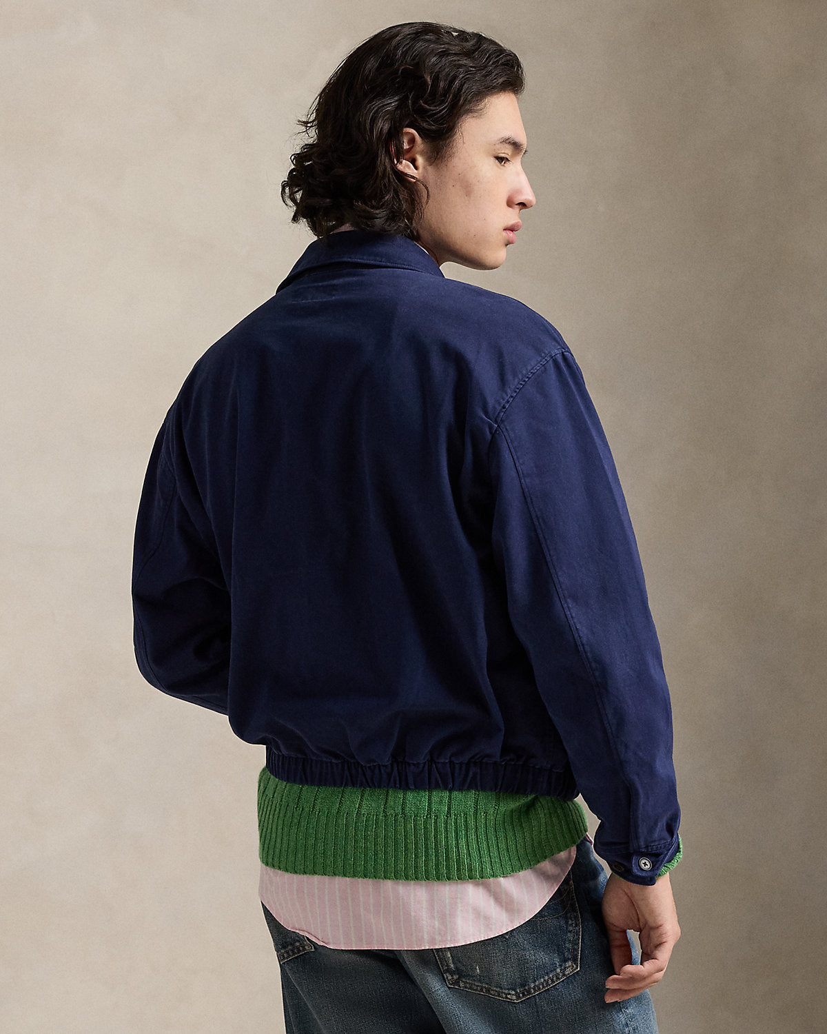 Ralph Lauren Bayport Poplin Cropped Jacket