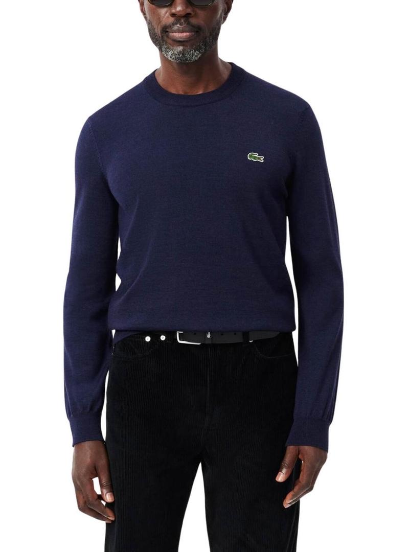 Lacoste Lightweight Wool Crewneck Sweater