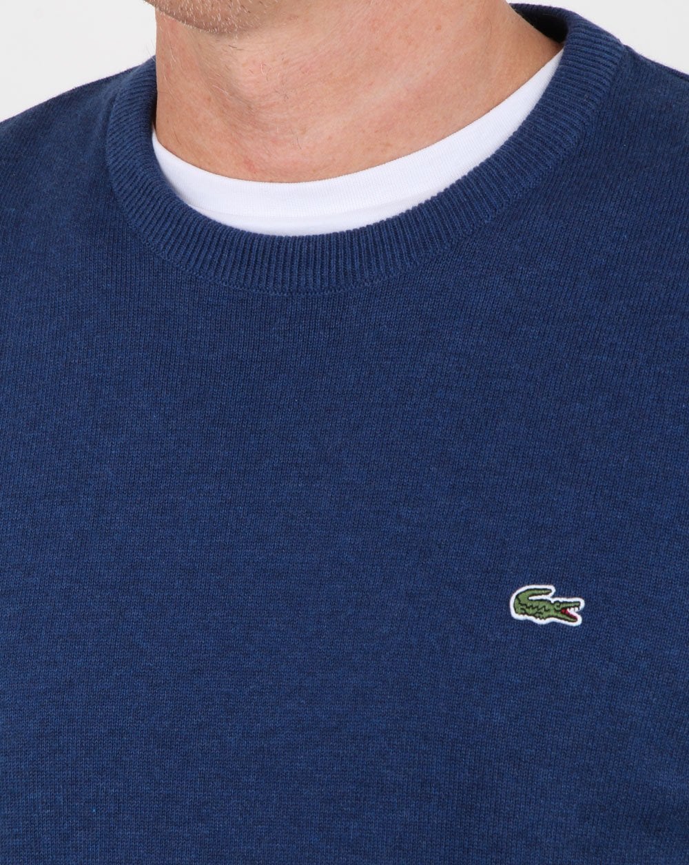 Lacoste Lightweight Wool Crewneck Sweater