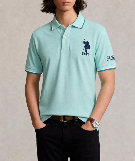 US Polo Breathable Cotton Pique Polo Shirt