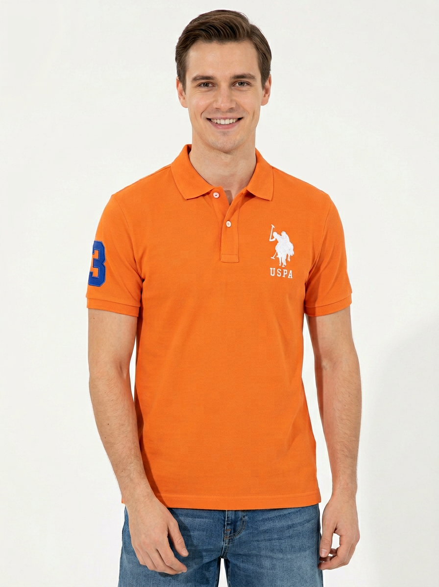 US Polo Breathable Cotton Pique Polo Shirt