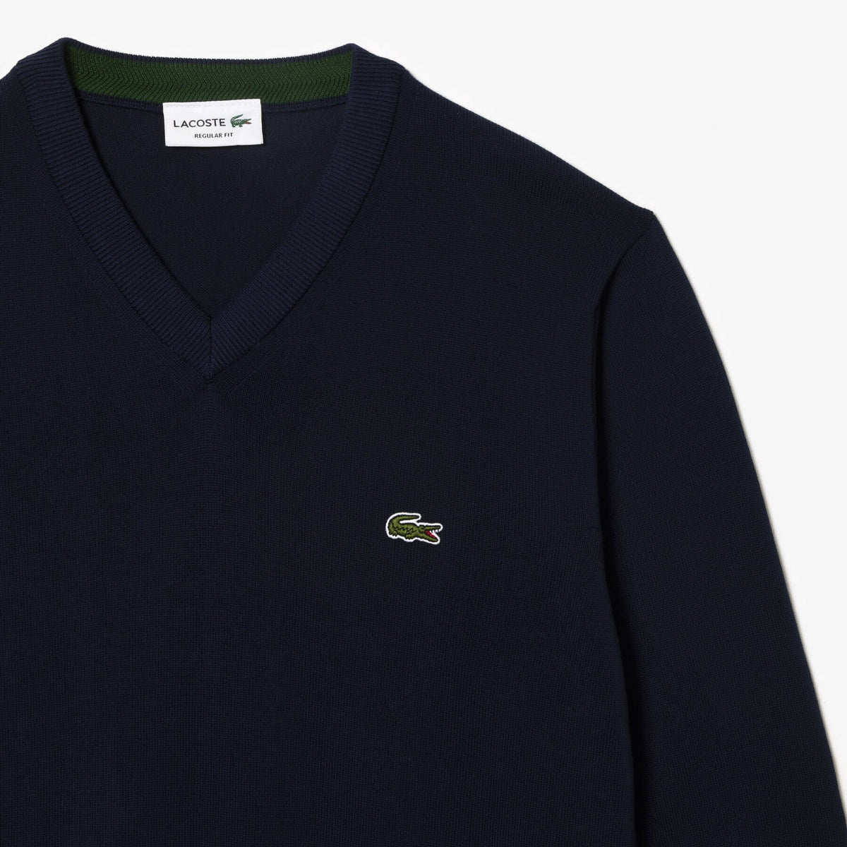 Lacoste Cotton V-neck Sweater