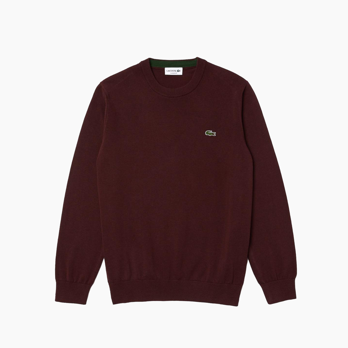 Lacoste Crewneck Lightweight Wool Sweater