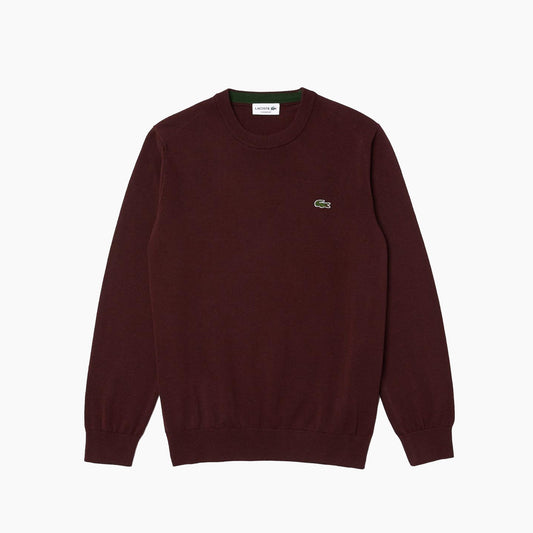 Lacoste Crewneck Lightweight Wool Sweater
