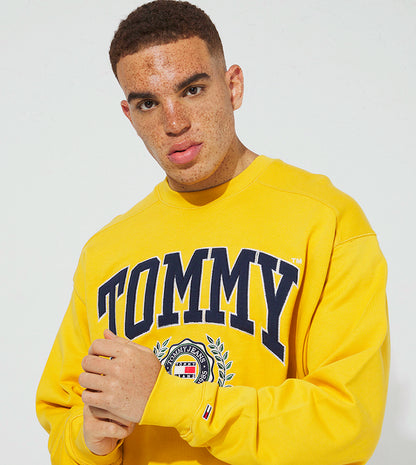 Tommy Jeans Crewneck Lightweight Boxi Fit - Yellow