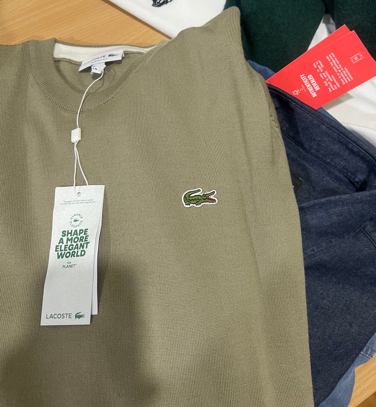 Lacoste Cotton Crewneck Sweater