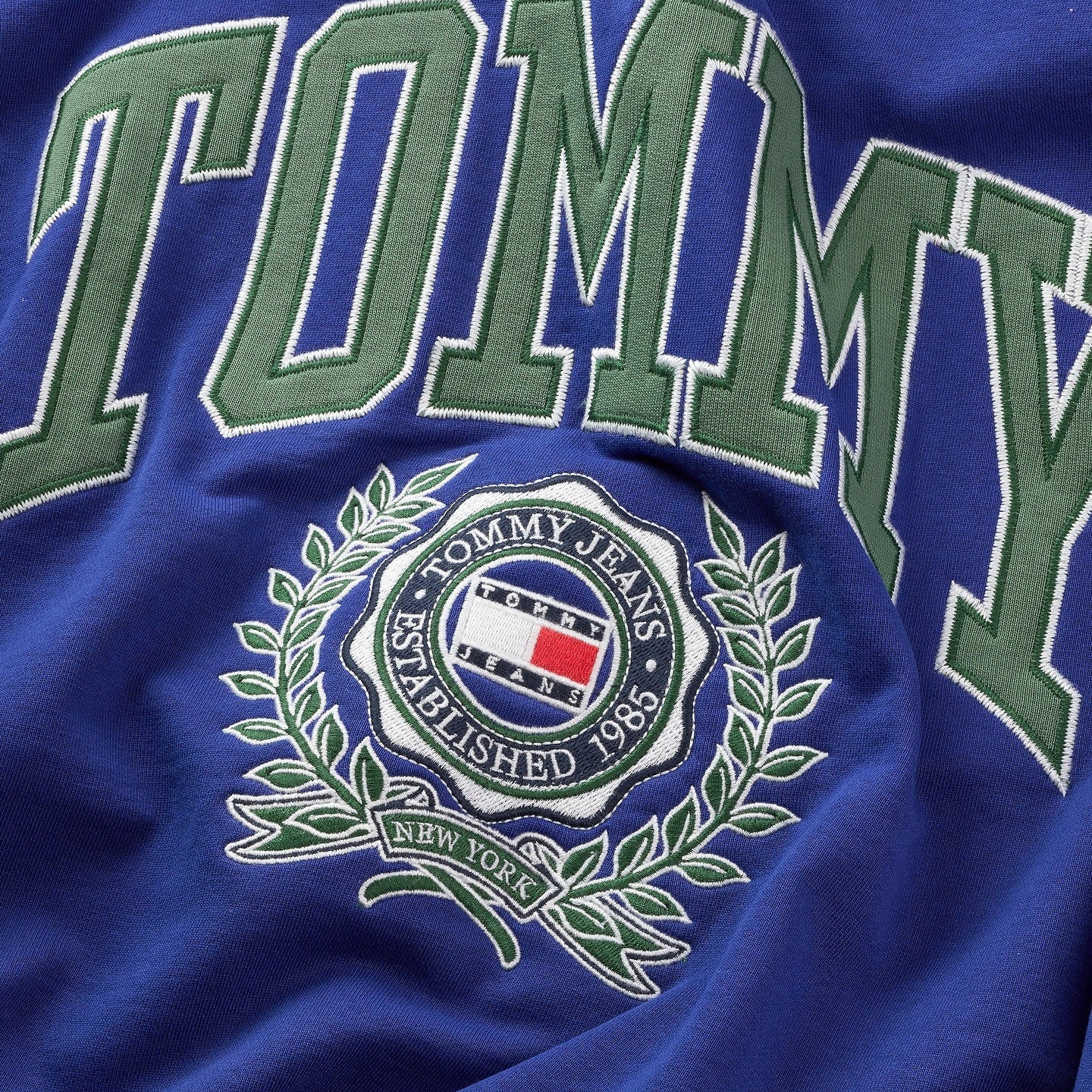 Tommy Jeans Sweatshirt Crewneck Boxi college - Blue