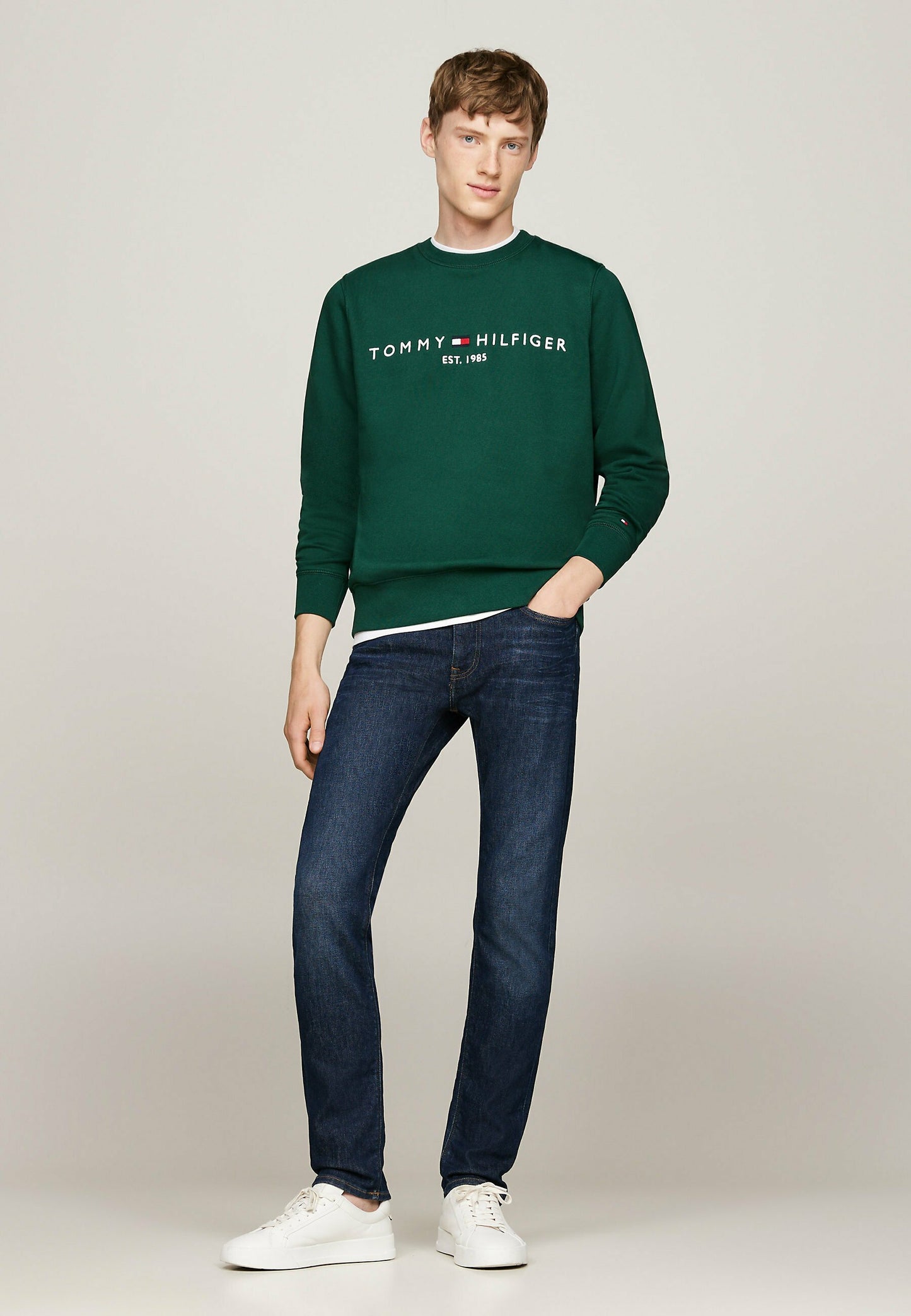 Tommy Hilfiger Embroidered Monotype Crewneck