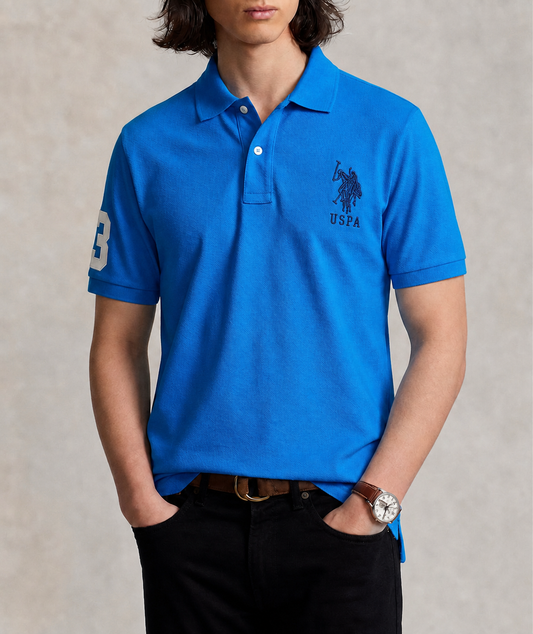 US Polo Breathable Cotton Pique Polo Shirt