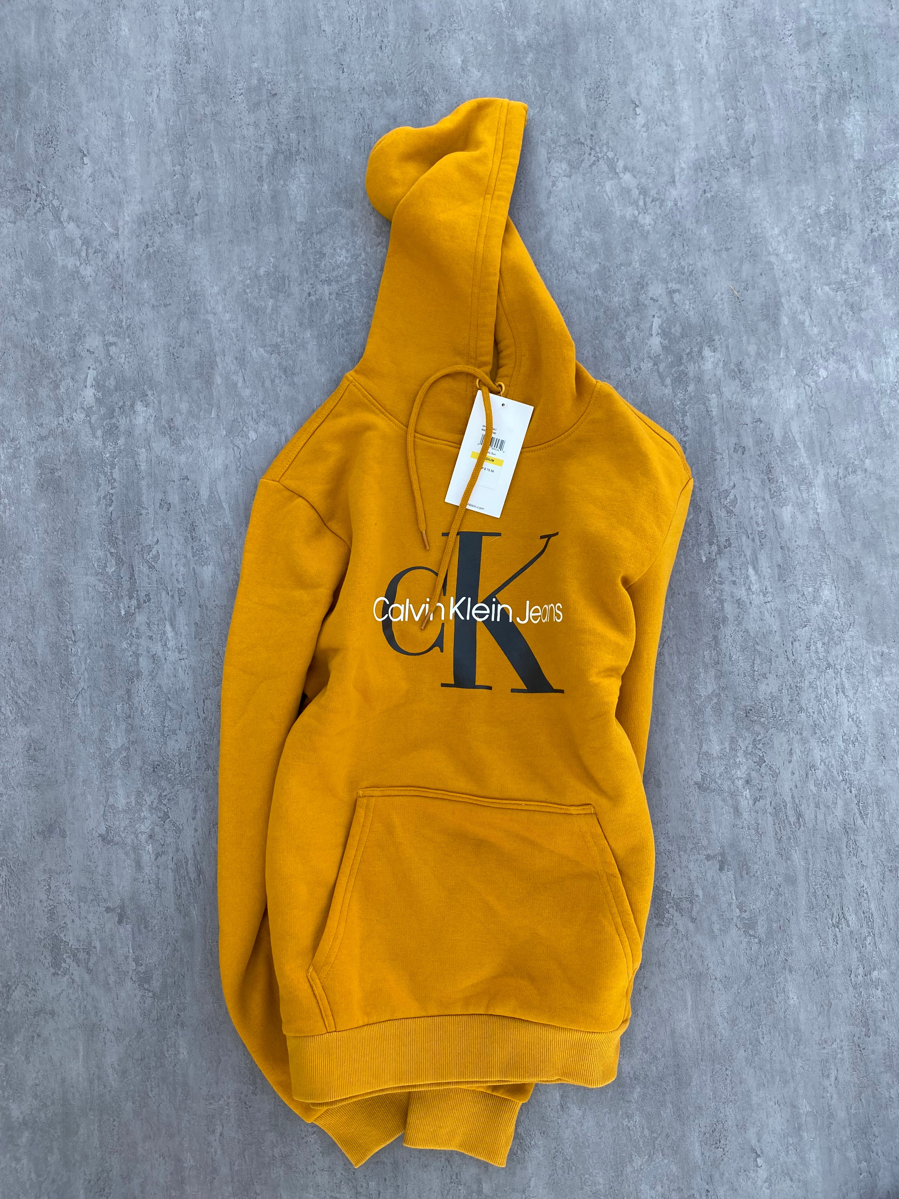 Calvin Klein Jeans Essential Hoodie - Mustard Yellow