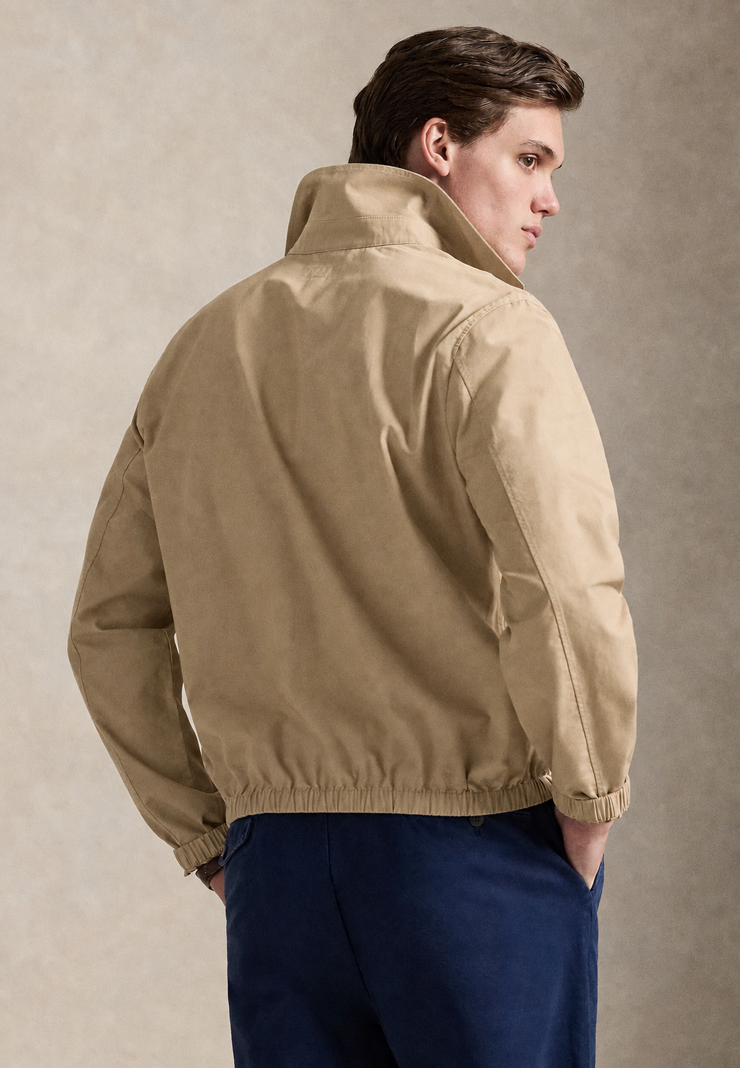 Ralph Lauren Bayport Poplin Cropped Jacket