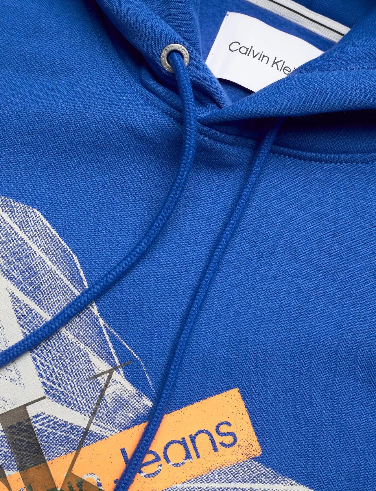 Calvin Klein Jeans Graphic Hoodie - Blue