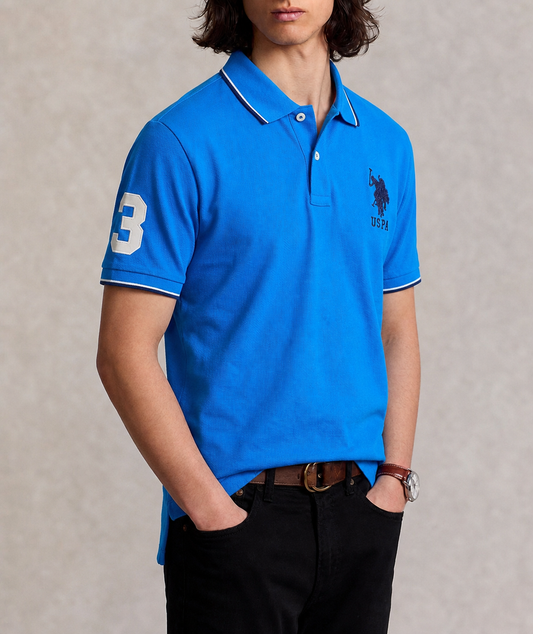 US Polo Breathable Cotton Pique Polo Shirt