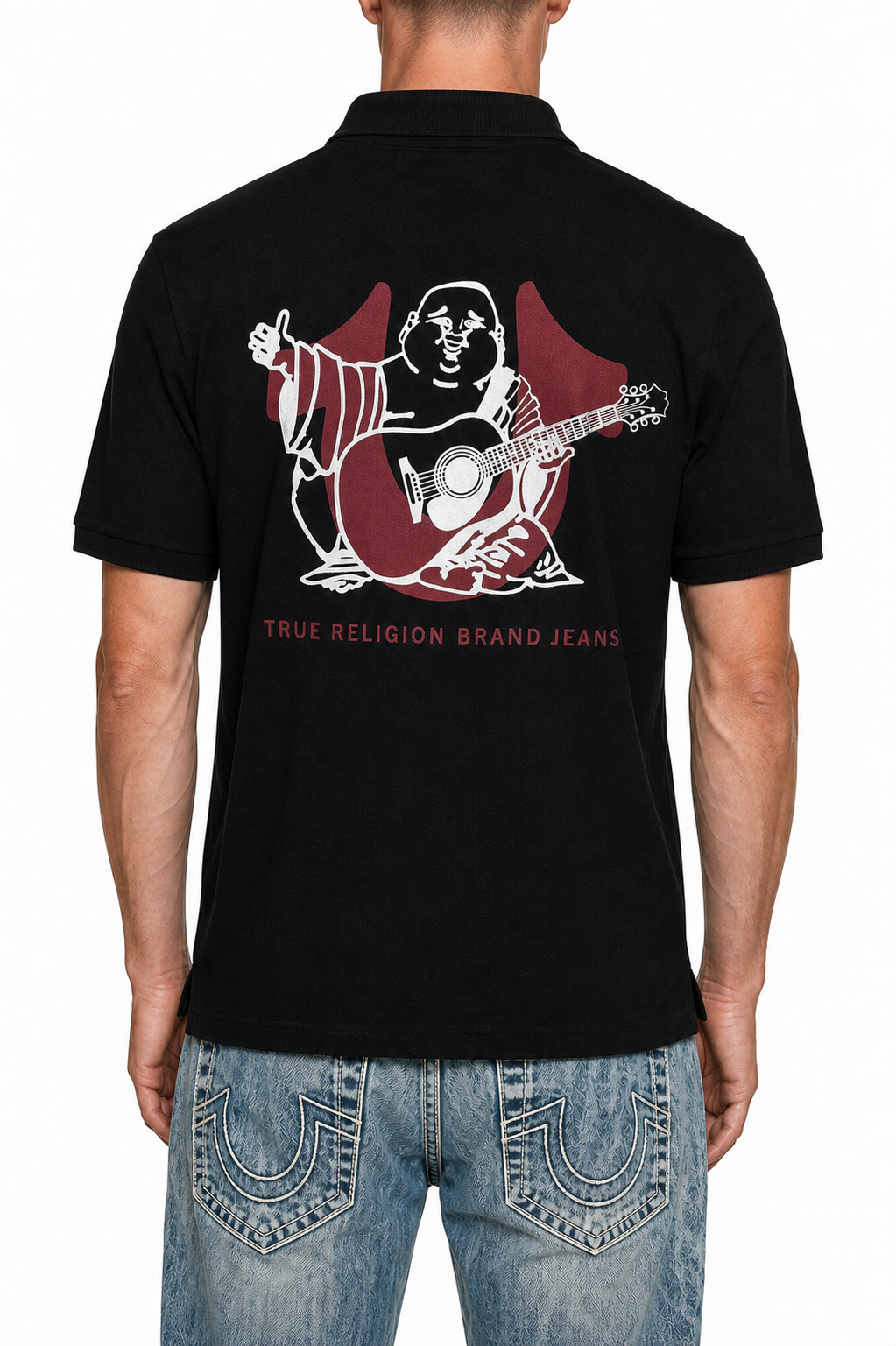 True Religion logo polo shirt