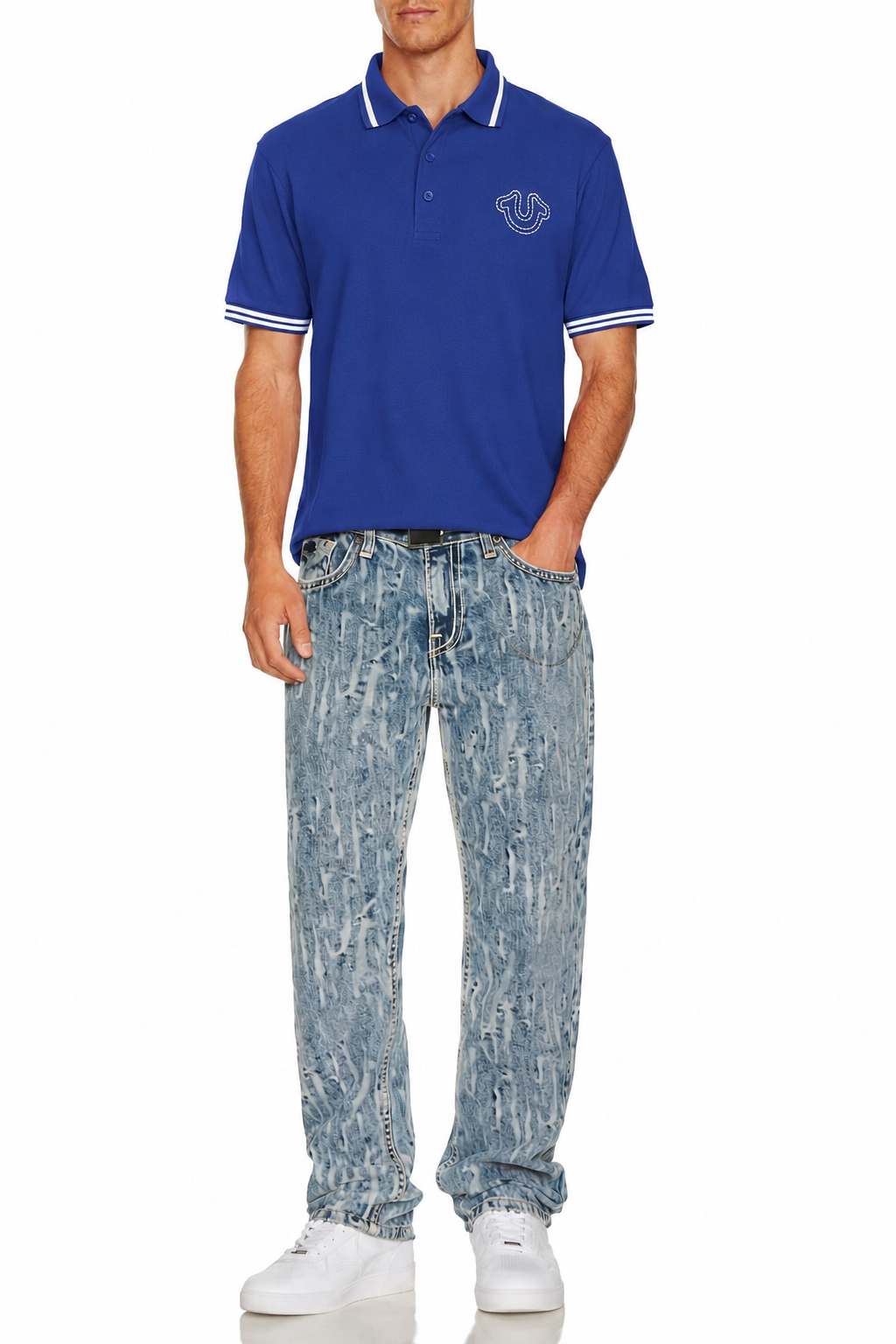 True Religion logo polo shirt