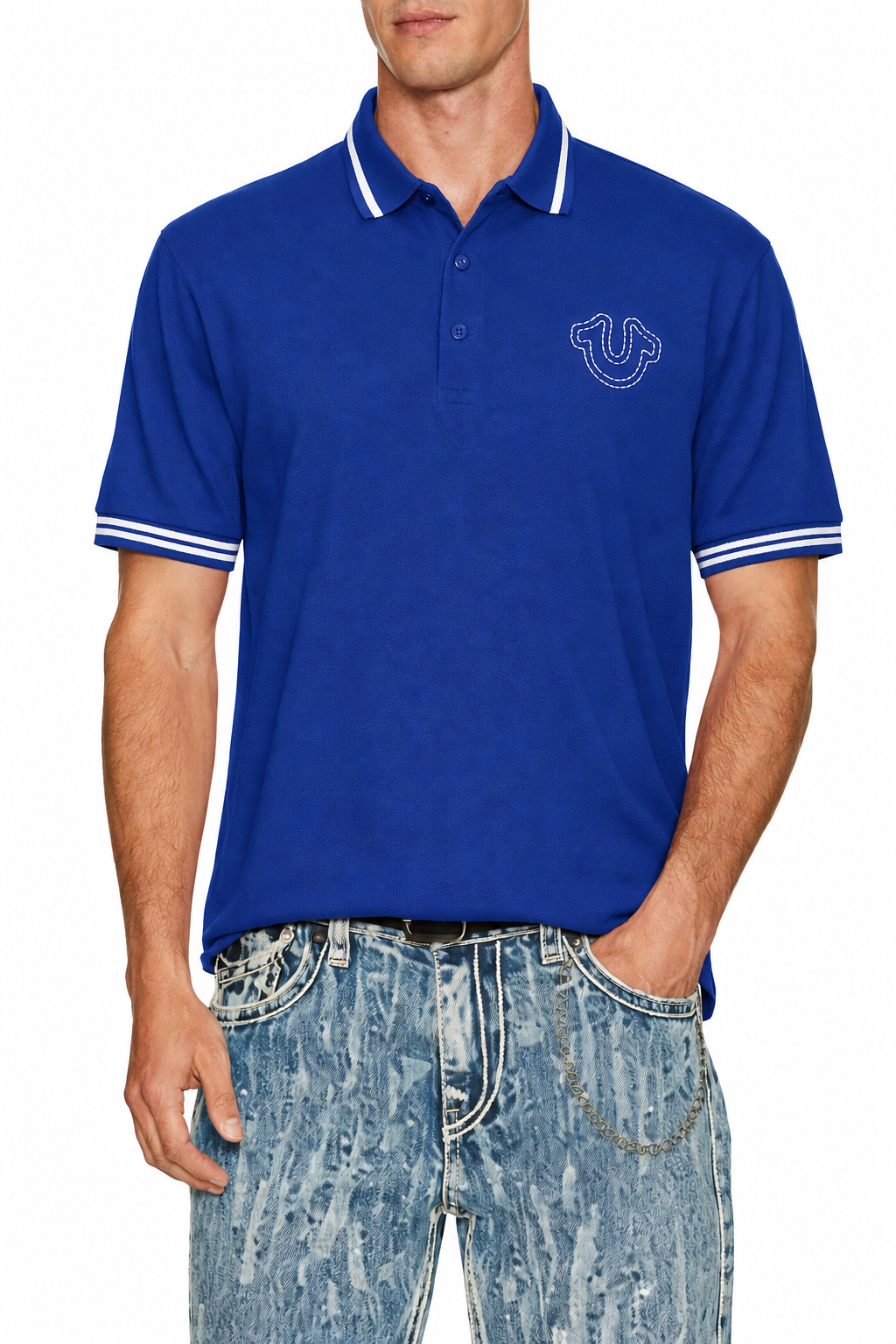True Religion logo polo shirt