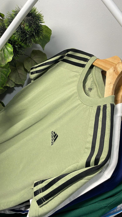 Adidas Essentials Single 3S Tee - Green