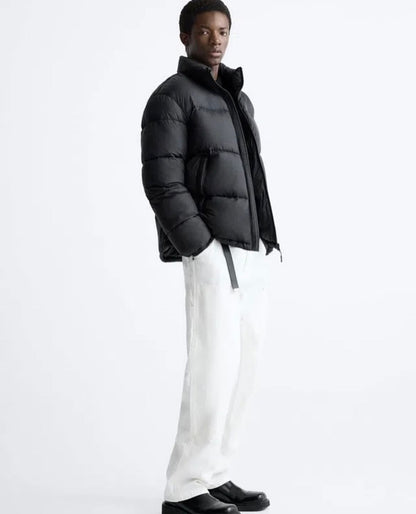 Zara  Dnwr puffer jacket black