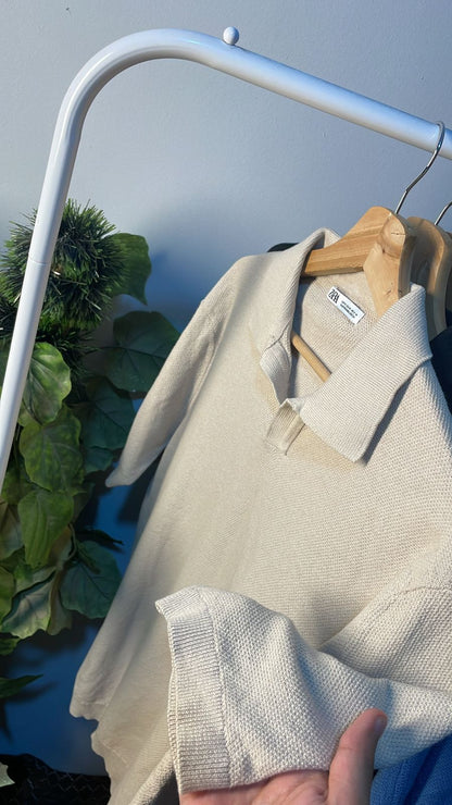 Zara Knit Polo Shirt