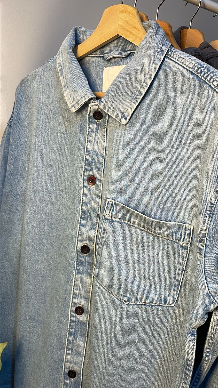 ZARA Heavy Boxy Fit Denim Shirt