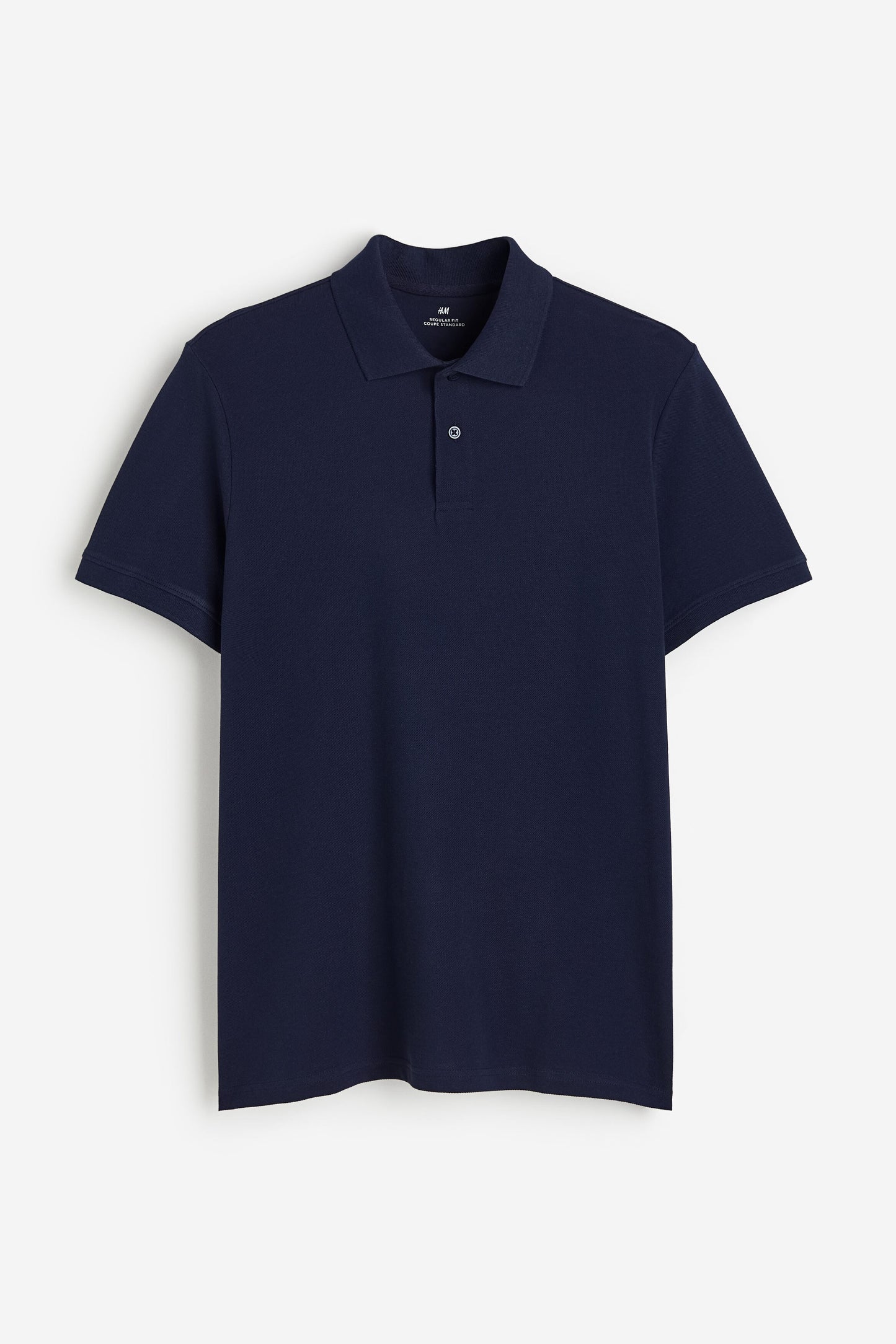 H&M Regular Polo Shirt Navy Blue