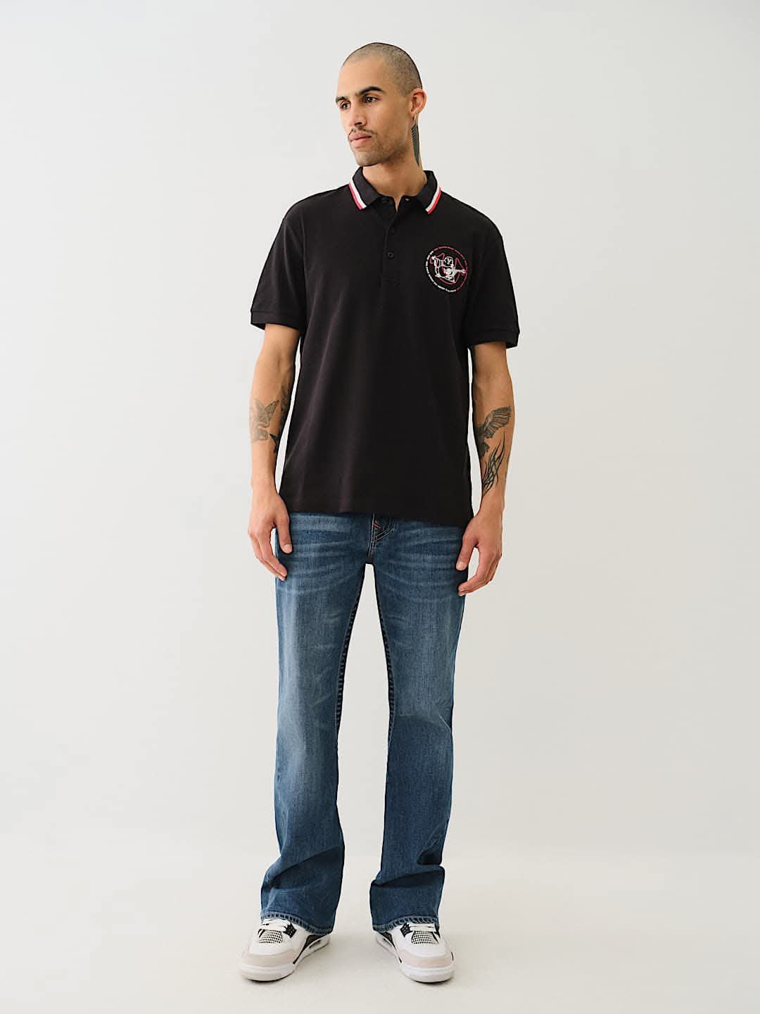 True Religion logo polo shirt