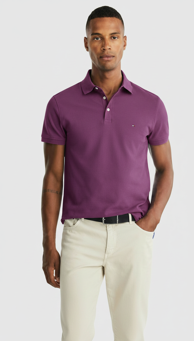 Tommy Hilfiger Slim Fit Stretch Polo Shirt