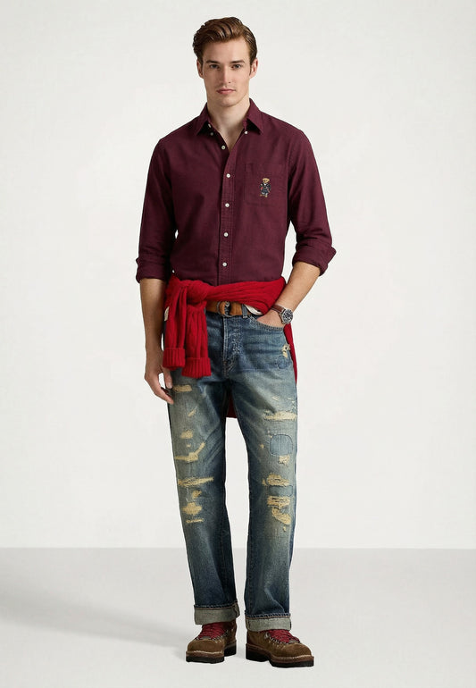 Ralph Lauren Polo Bear Custom Fit Shirt - Limited Edition