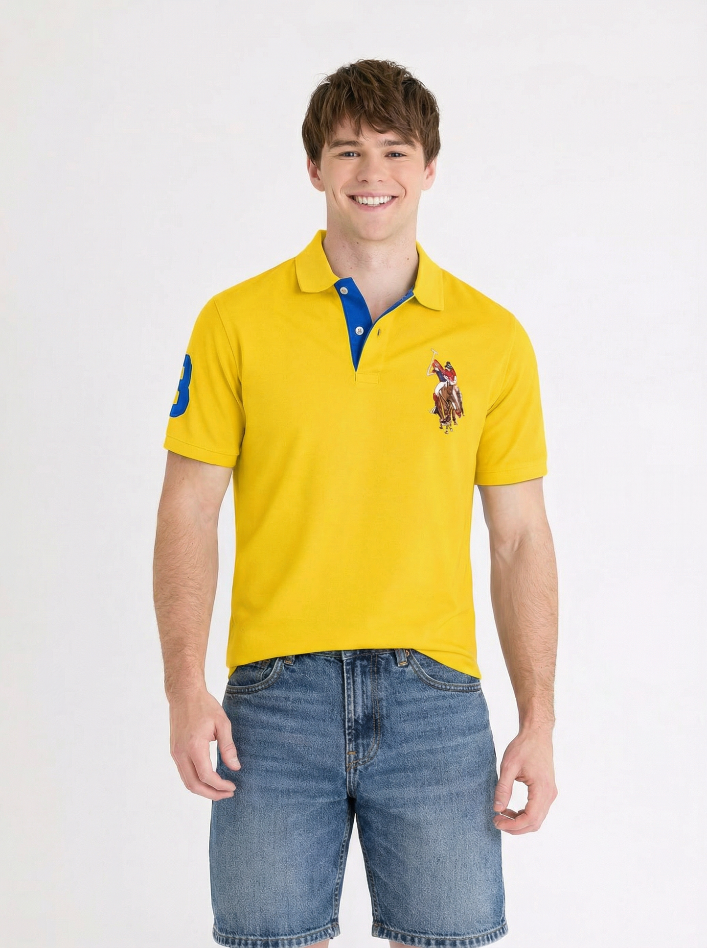US Polo Breathable Cotton Pique Polo Shirt