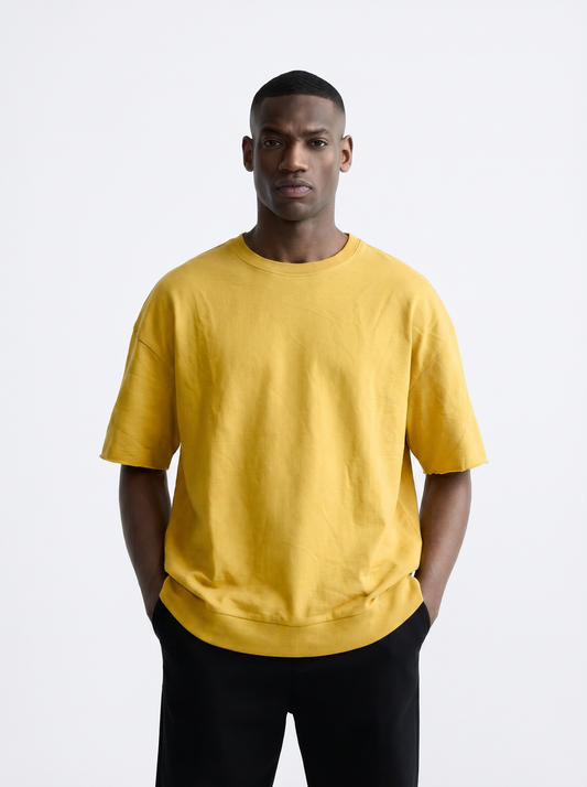 Zara Man Heavyweight Cotton T-shirt
