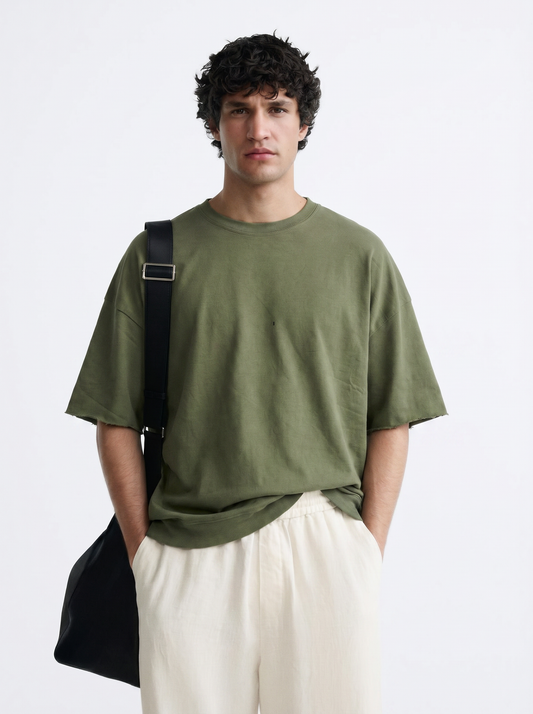 Zara Man Heavyweight Cotton T-shirt