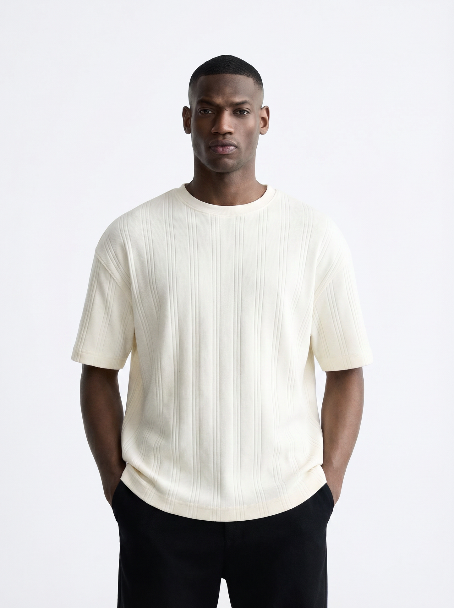 Zara Man Heavyweight Cotton T-shirt