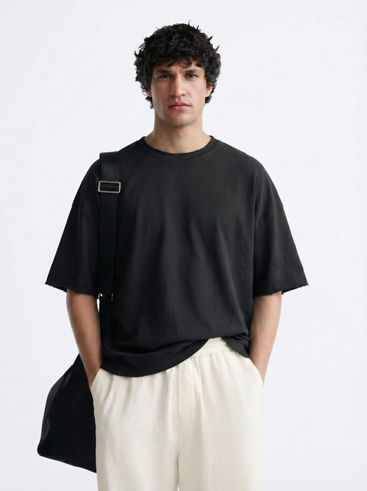 Zara Man Heavyweight Cotton T-shirt